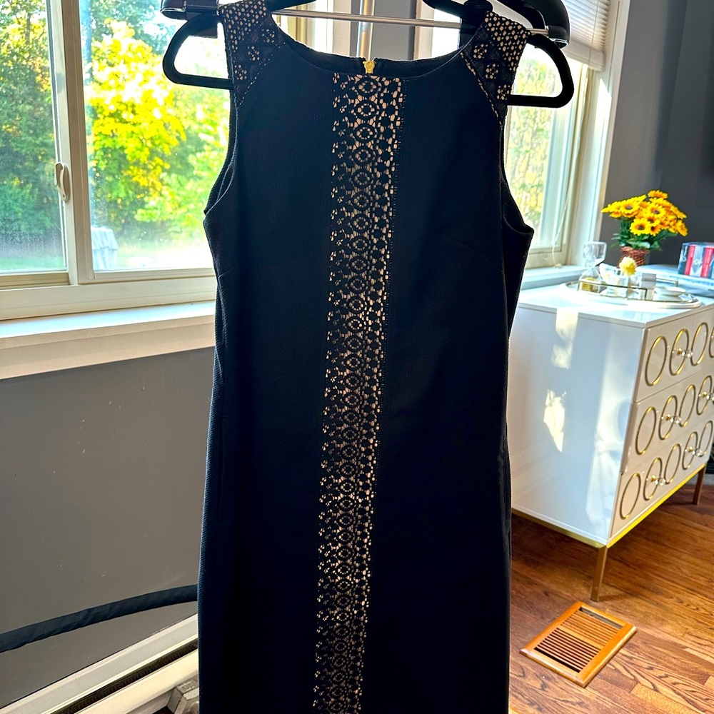Black/beige casual dress with pockets from Nine West